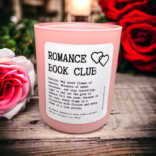 Romance Book Club Candle