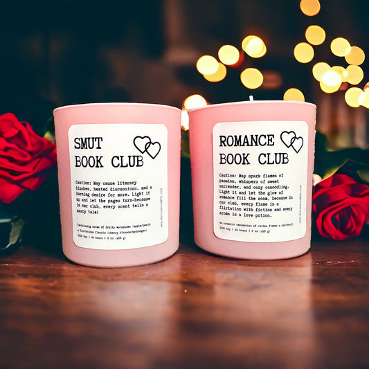 Romance & Smut Book Club Candle Bundle