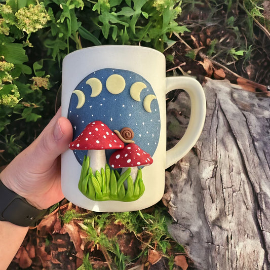 Moonlit Mushroom Mug